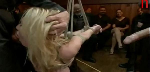  Slave Bitch Humilated Brutal Hardcore in Public Disgrace Bondage